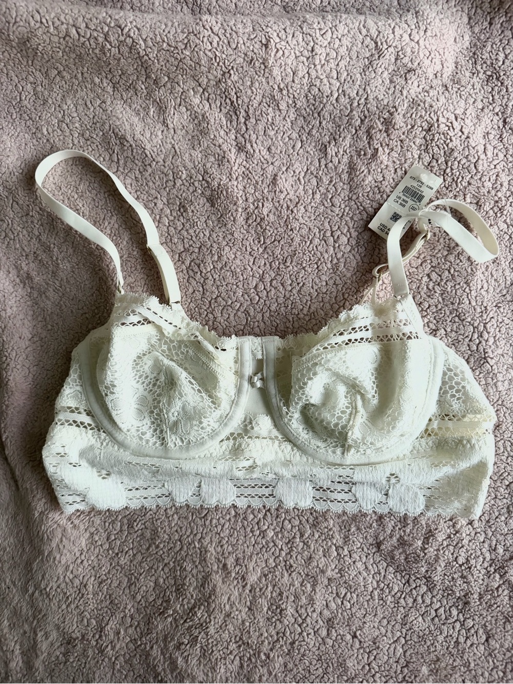 aerie Ivory Lace Bralette